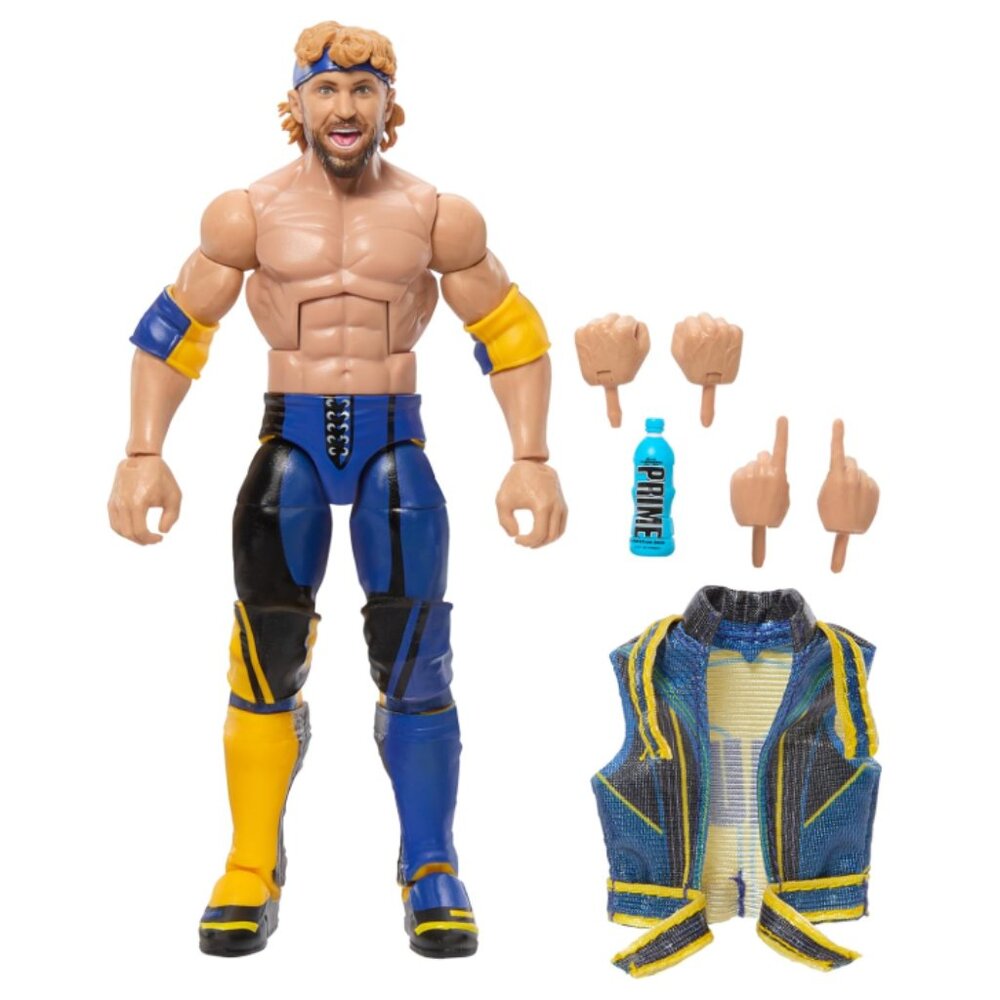 Mattel WWE Elite Collection Top Picks Action Figure & Accessories Set, Logan Pau